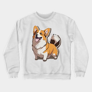 Corgi Portrait Crewneck Sweatshirt